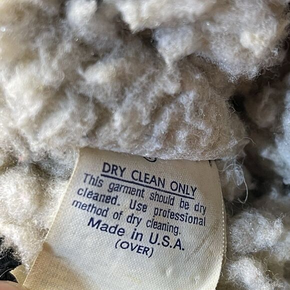 Vintage Buffalo Plaid Sherpa Lined Work Jacket Men's Medium Ozark Trail - Picture 7 of 8